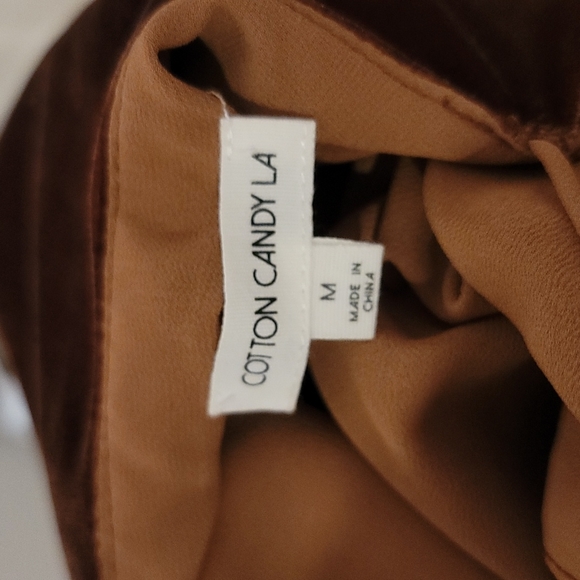 Cotton Candy LA Velvet Mini Dress - Picture 4 of 4